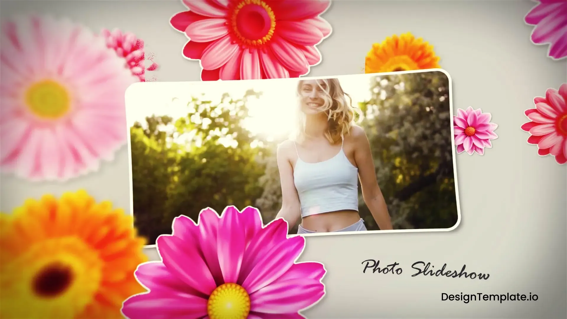 Beautiful Flower Photo Frame Slideshow